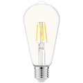 Switched 4W ST64 Clear LED Filament Bulb - E27 - WW