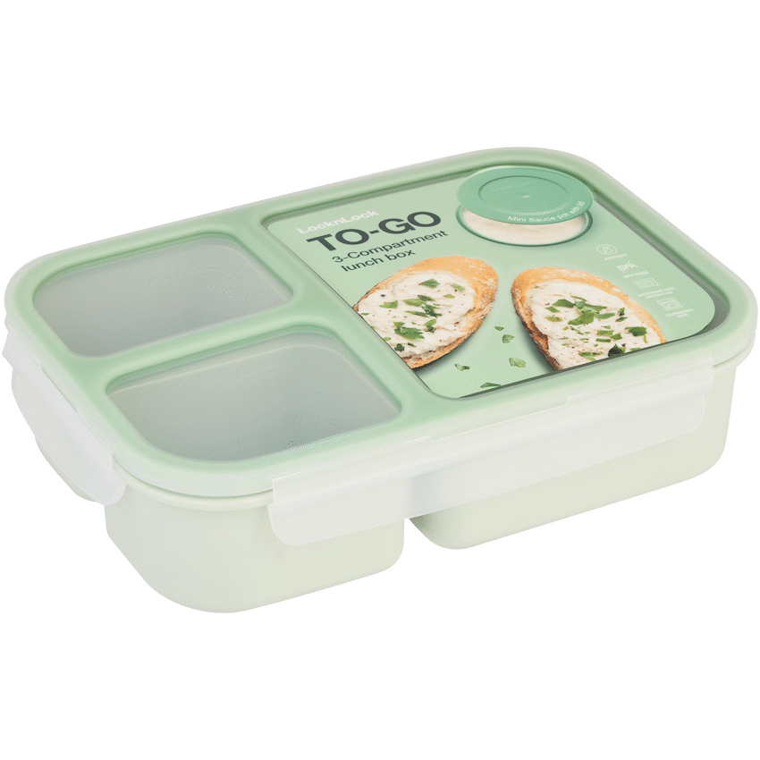 LocknLock To-Go Lunch Box 1.5lt - Mint ( Order in Qty of 6)
