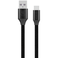Volkano Weave Series Braided Type-C Cable 3m 30w - Black