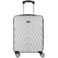 Travelwize Terra ABS 77cm 4-Wheel Spinner Luggage - Silver