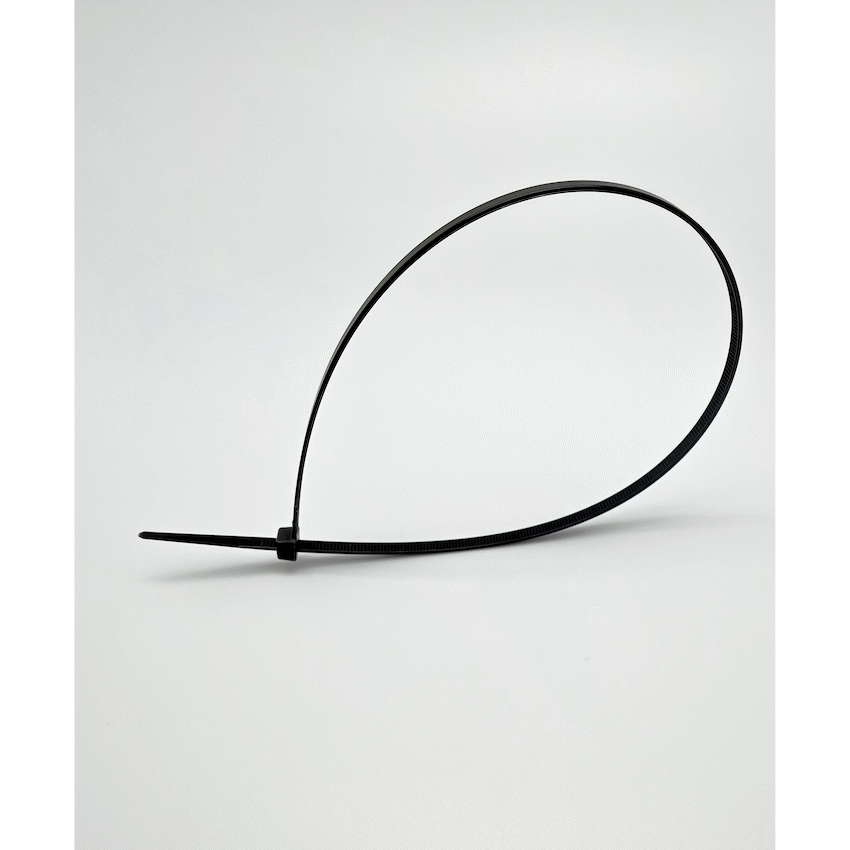 Ellies Cable Tie 4.8mm X 400mm -  100 PACK SIZE - BK