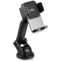 Volkano Secure Series Car Vent, Dash & Windshield Mount Phone Holder - Black