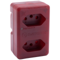 Switched High Surge 2-Way Network Router Safe Adaptor