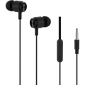 Pro Bass Catalyst series Packaged Aux earphone With Mic - Black