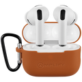 Amplify Note X 3 Series TWS Earphones - White Case + Orange Cover