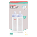 PIGEON SOFTOUCH BOTTLE PP 330ML (L) TWIN PACK