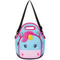 Quest Neoprene Lunch Bag - Unicorn - Blue/Pink