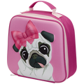Quest Pug 3D EVA Lunch Bag - Pink