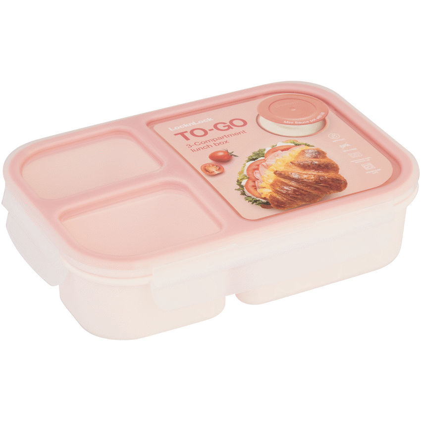 LocknLock To-Go lunch box 980ml pink ( Order in Qty of 6)