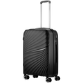 Travelwize Quartz PP 66cm 4-Wheels Spinner Luggage - Black