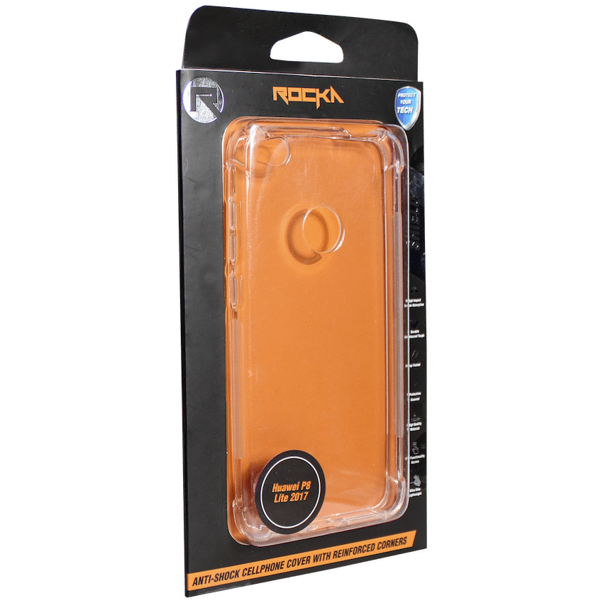 Rocka Shield Series  phone cover anti shock TPU -  Huawei P8 Lite 2017 - clear