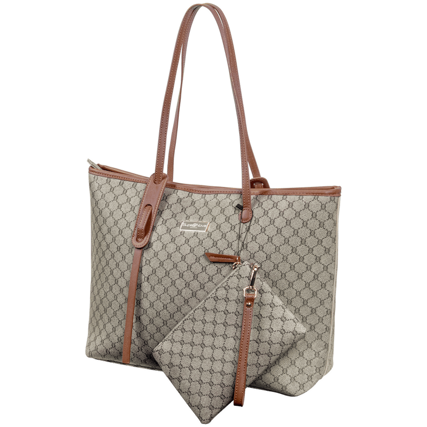 Supanova Zafira 15.6"" Laptop Tote Bag Brown