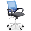 Everfurn Swift Mid Back Chair - Blue