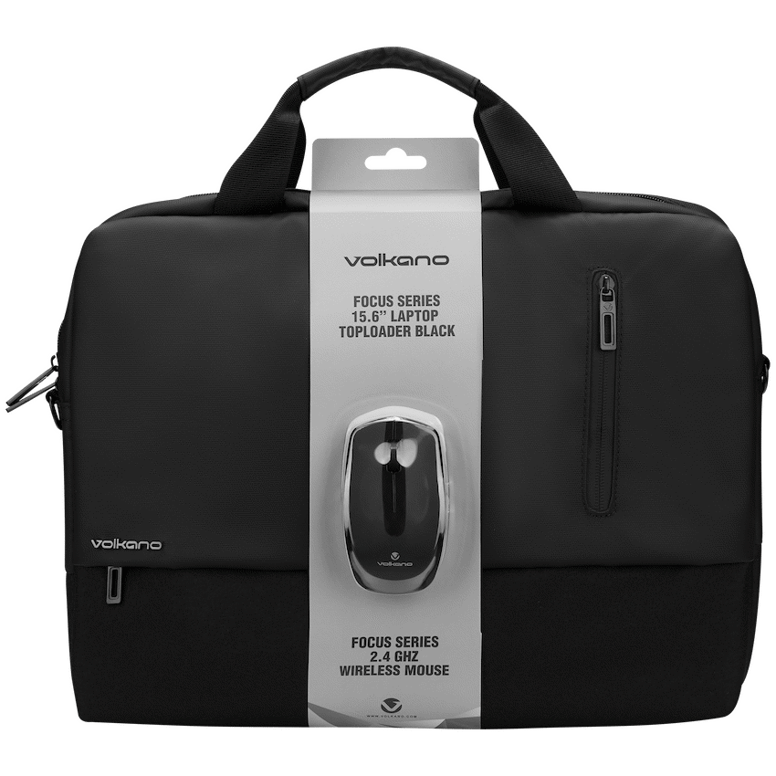 Volkano Focus Series 15.6"" Laptop Toploader & Wireless Mouse