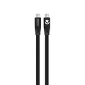 Volkano Slim Series Type-C to Type-C Cable 30W - Black (1.2m)