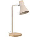 Switched Liron Series Metal Desk Lamp - Sand
