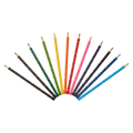 Frozen 12 Colour Pencils Triangular - Multi