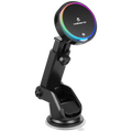 Volkano Sentinel Series Qi2.2 Magnetic Wireless Charging Car Dash Mount Phone Holder - Black