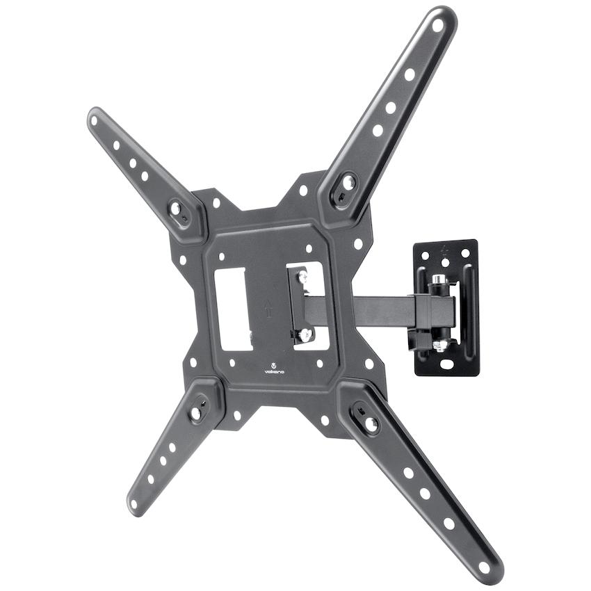 Volkano Steel Series Full Motion Single Arm TV Wall Mount for 23""-55"" TVs