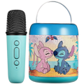 Disney Stitch Cylinder Karaoke Speaker with Bluetooth Microphone