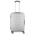 Travelwize Maple ABS 65cm 4-Wheel Spinner Luggage - Silver