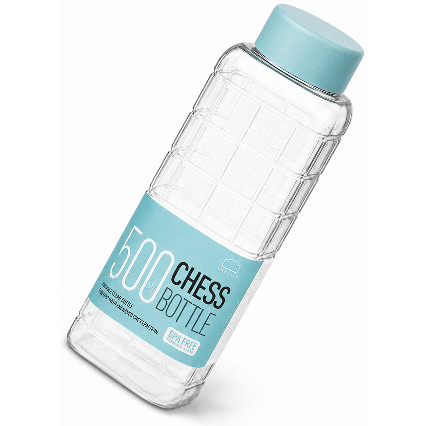 LocknLock Chess bottle 500ml blue ( Order in Qty of 6)