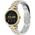 Volkano Ayla Collection Jewelled Smartwatch With 2 Colour Metal link strap