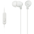 Sony MDR-EX15AP (White) InEar Earphone with Mic for iPhone - Android - Blackberry
