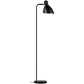 Switched Orluna Series Metal Floor Lamp - Black