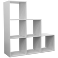 Everfurn Hexagon Bookshelf, High Pressure Laminate