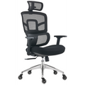 Everfurn Premium Graphite Ergo High Back Chair - Black