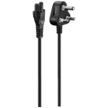 Volkano Presto Series Power Cable 3-Pin Clover to Type-M 1.8m 2.5a - Black