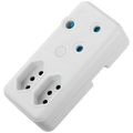 Ellies 3-Way Adaptor - White