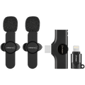 VolkanoX Prodigy Series Wireless Lavalier Microphone - Black