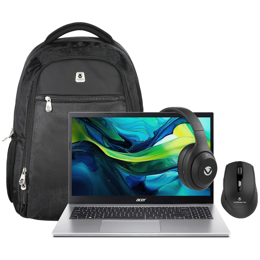 Acer Aspire 3 Laptop 15.6"" Core i5 8GB/512GB WIN11H- Silver (Bag+Mouse+Headphone)