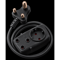 Ellies 2 way Light Duty Schuko Extension lead - 1.5M - BK