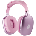 Pro Bass Retro Bluetooth Wireless Headphone with PU Case - Pink