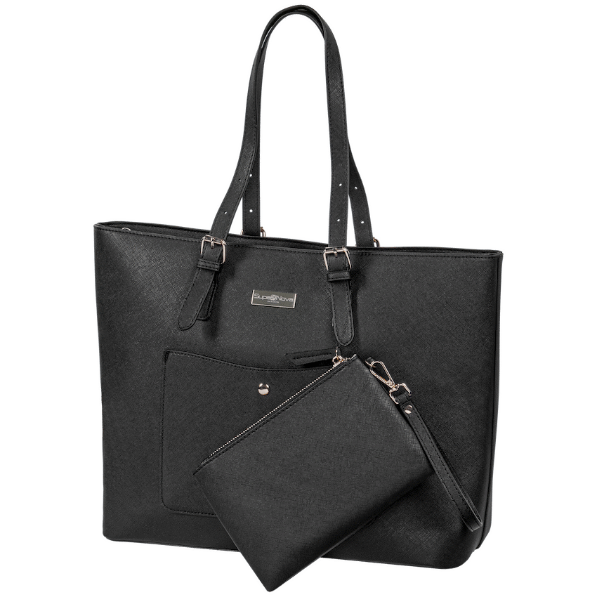 Supanova Madame 15.6"" Laptop Tote Bag Black