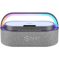Volkano Dawn Series Alarm Clock with Wireless Charging and Speaker