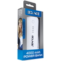 Bounce Juiced 4000mah Power Bank - White