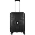 Travelwize Ripple PP 4-Wheel Spinner 65cm Luggage - Black
