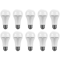 SWITCHED 9W A60 Rechargeable Fast Charge E27 LED WW - 10 PACK