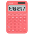 Casio MS-20YC 12 Digit Desk Calculator Coral