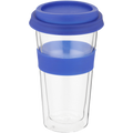 Snappy Thermal Glass Tumbler 400ml Blue ( Order in Qty of 6)