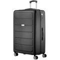Travelwize Maple ABS 85cm 4-Wheels Spinner Luggage - Black