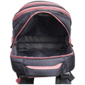 Playground Orthopaedic Trolley Backpack 27L; Dark Grey/Pink