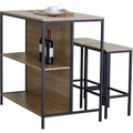 Everfurn Lucca Bar Unit - Oak
