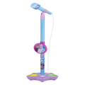 Disney Frozen Auxiliary Star Karaoke Microphone Stand with Colourful Lights