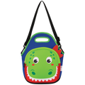 Quest Neoprene Lunch Bag - Dino - Blue/Green