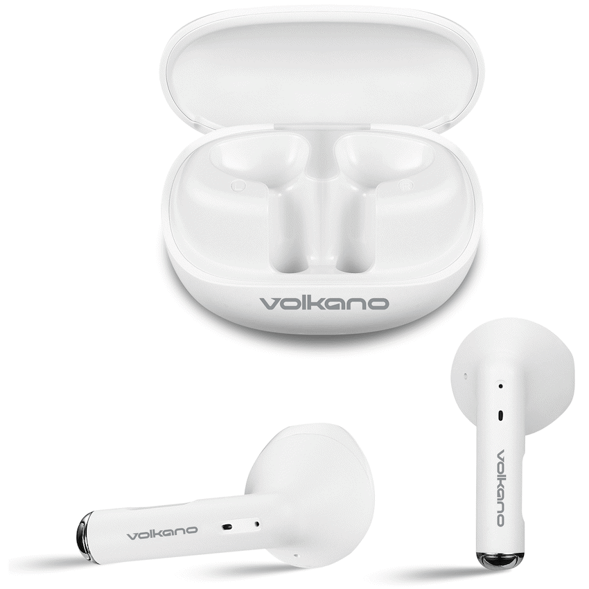 Volkano Buds X3 TWS Earphones - White